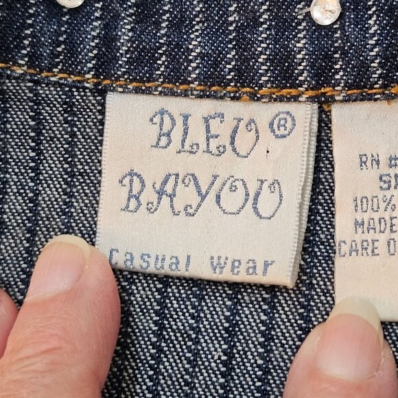 Ohio State Buckeyes Denim Jacket Small Embroidered Patchwork Blue - Picture 11 of 14